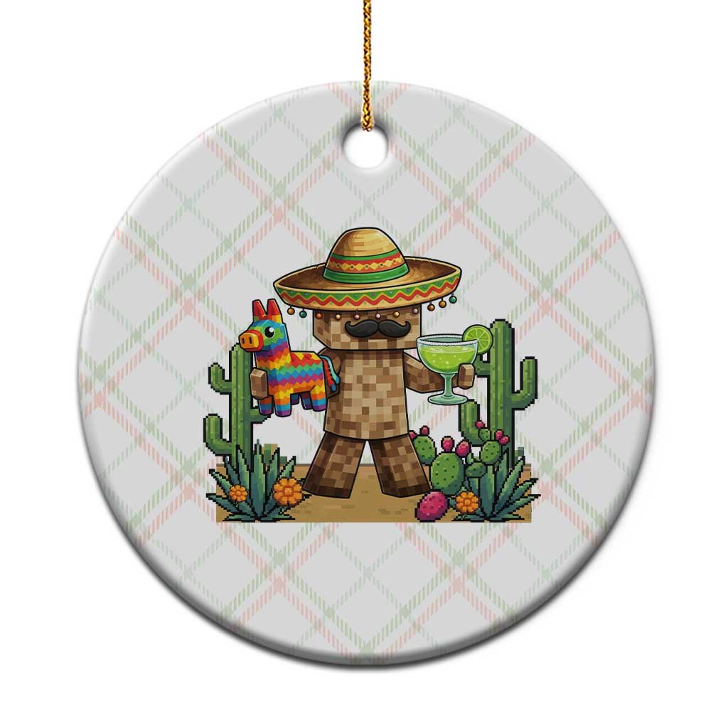 Cinco De Mayo Mexican Gamer Ceramic Ornament Video Game Fiesta Gift