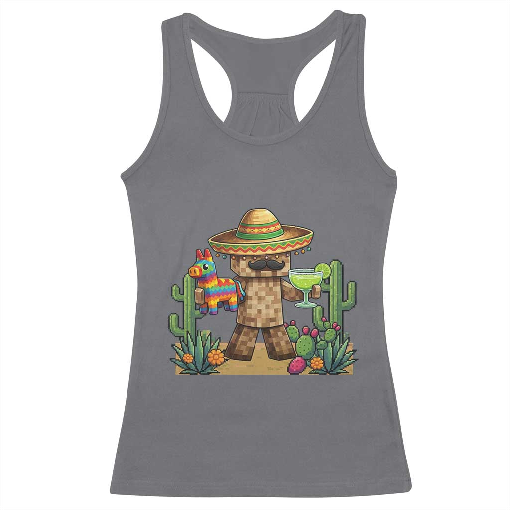 Cinco De Mayo Mexican Gamer Racerback Tank Top Video Game Fiesta Gift