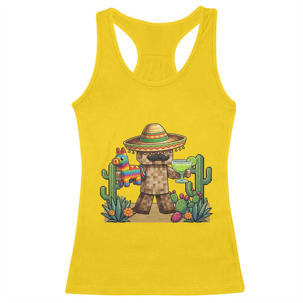 Cinco De Mayo Mexican Gamer Racerback Tank Top Video Game Fiesta Gift