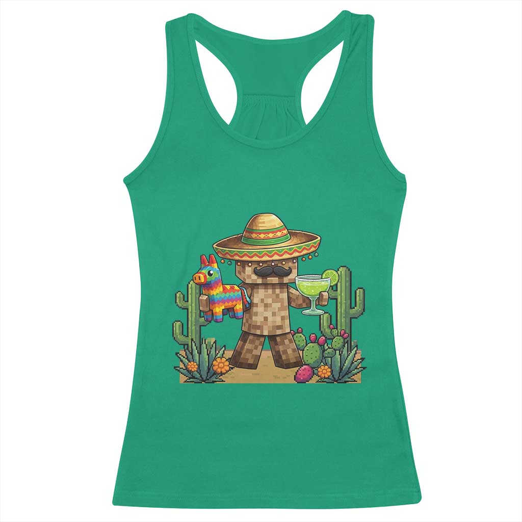 Cinco De Mayo Mexican Gamer Racerback Tank Top Video Game Fiesta Gift