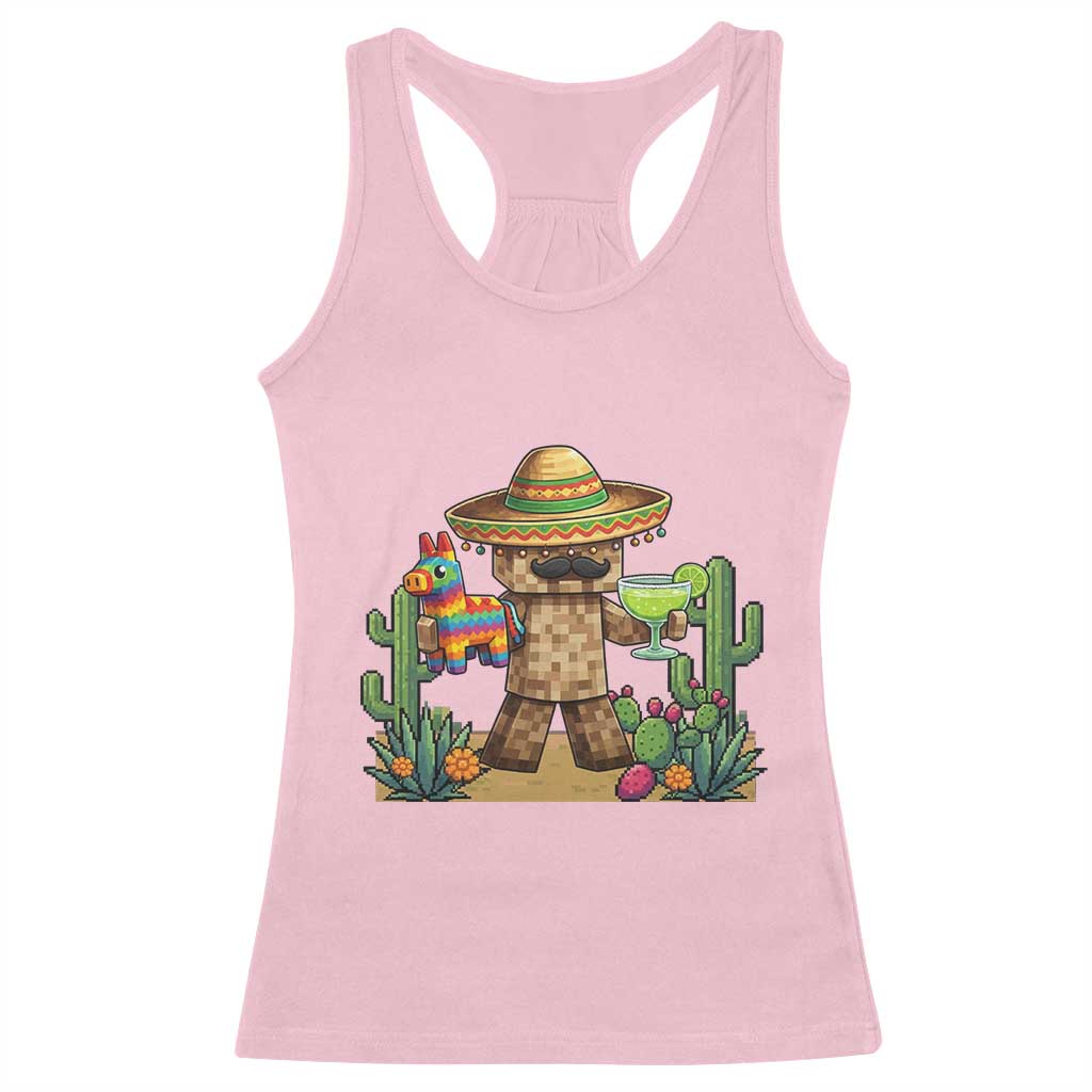 Cinco De Mayo Mexican Gamer Racerback Tank Top Video Game Fiesta Gift