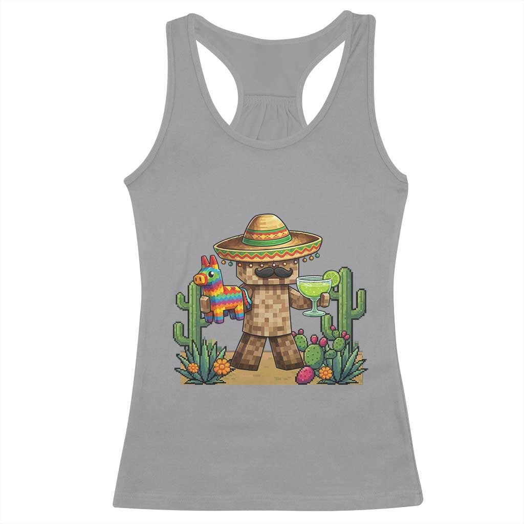 Cinco De Mayo Mexican Gamer Racerback Tank Top Video Game Fiesta Gift