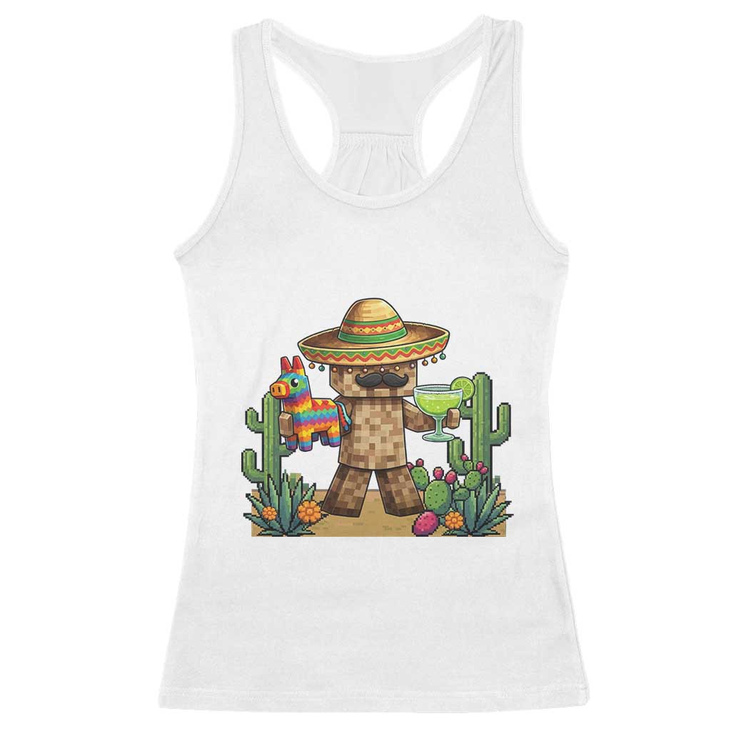 Cinco De Mayo Mexican Gamer Racerback Tank Top Video Game Fiesta Gift