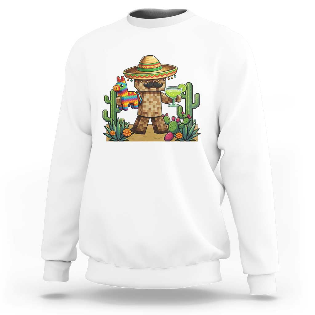 Cinco De Mayo Mexican Gamer Sweatshirt Video Game Fiesta Gift