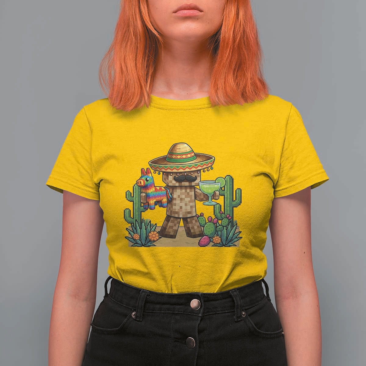 Cinco De Mayo Mexican Gamer T Shirt For Women Video Game Fiesta Gift