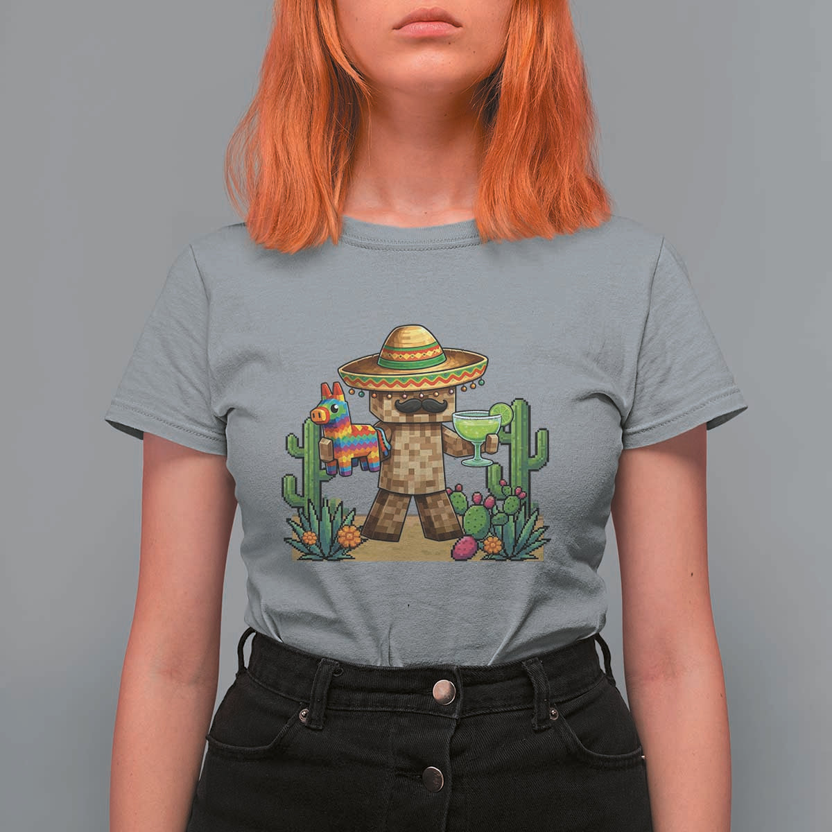 Cinco De Mayo Mexican Gamer T Shirt For Women Video Game Fiesta Gift