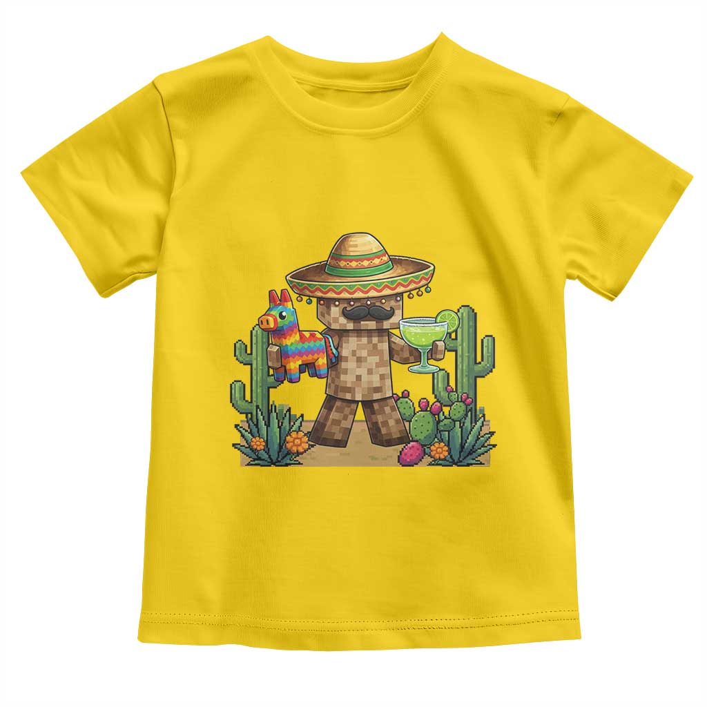 Cinco De Mayo Mexican Gamer Toddler T Shirt Video Game Fiesta Gift