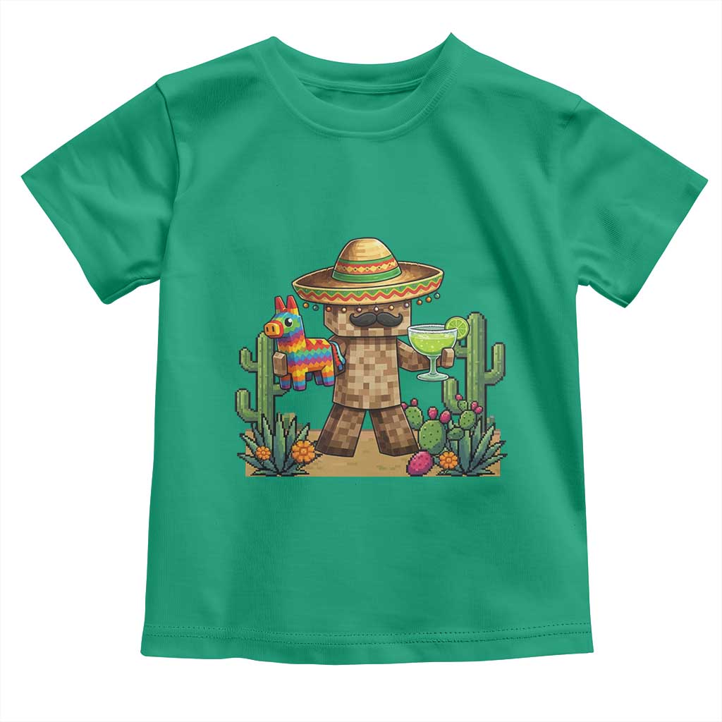 Cinco De Mayo Mexican Gamer Toddler T Shirt Video Game Fiesta Gift