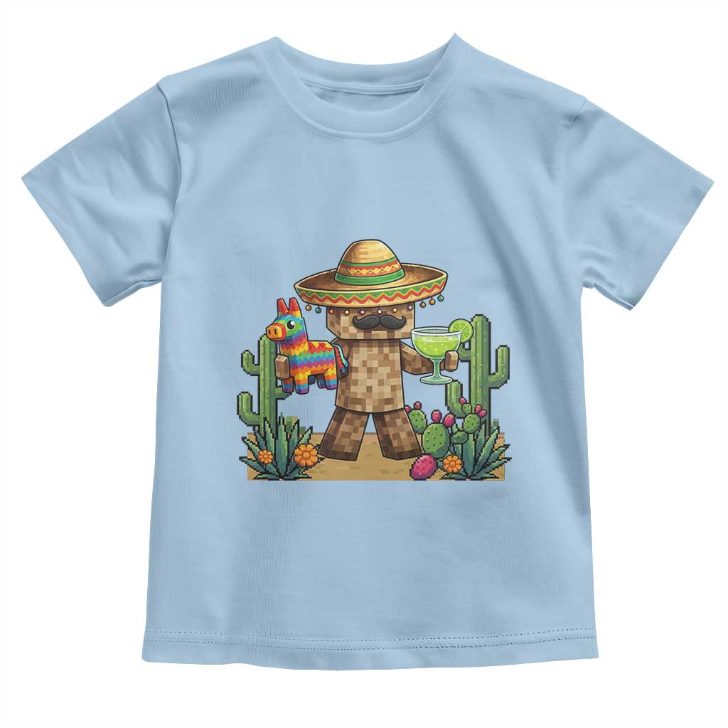 Cinco De Mayo Mexican Gamer Toddler T Shirt Video Game Fiesta Gift