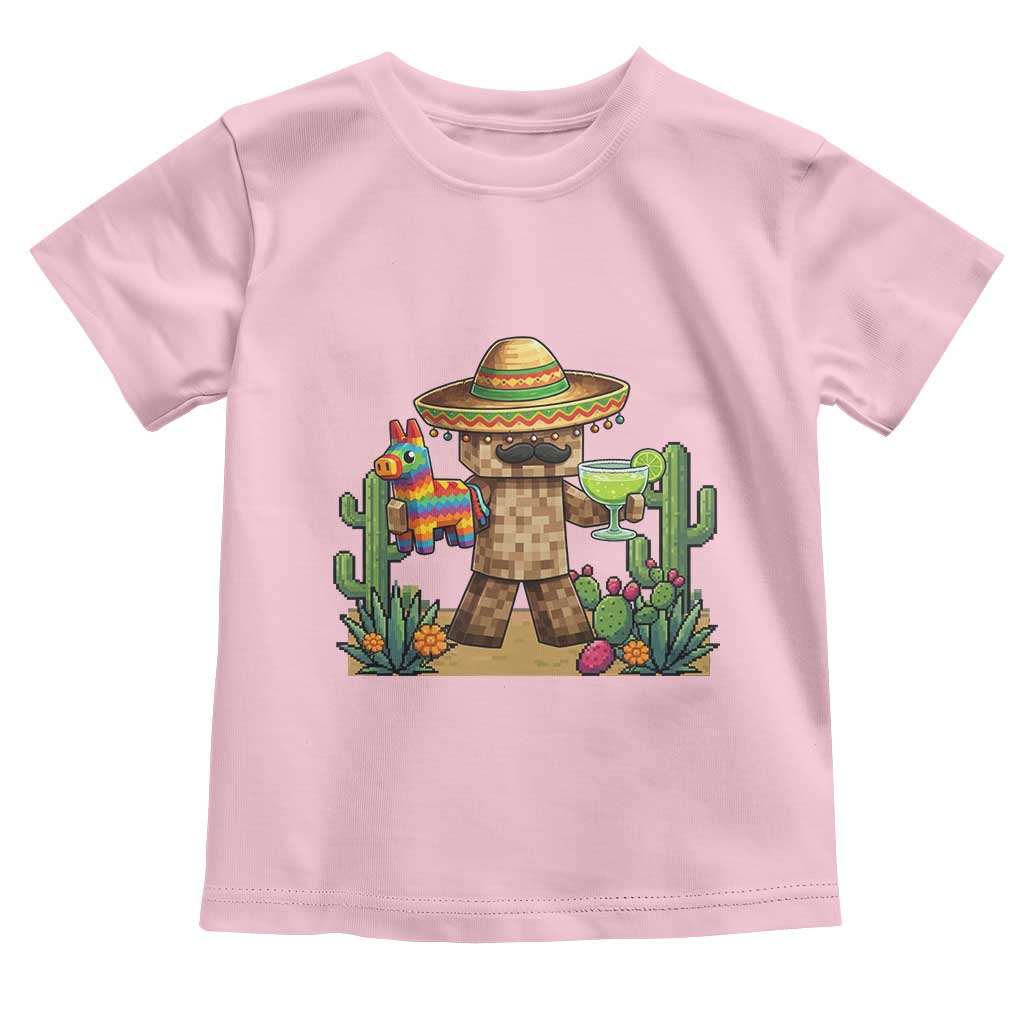 Cinco De Mayo Mexican Gamer Toddler T Shirt Video Game Fiesta Gift