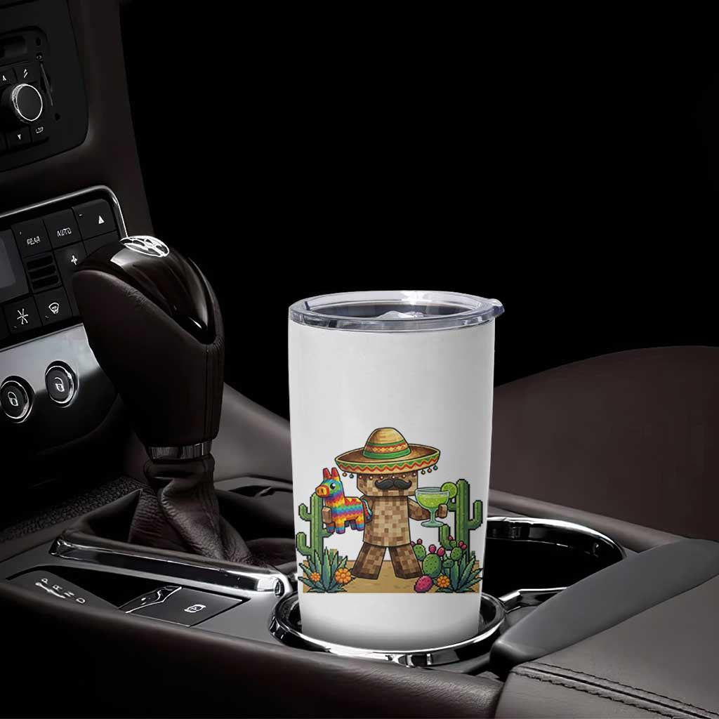 Cinco De Mayo Mexican Gamer Tumbler Cup Video Game Fiesta Gift