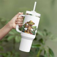 Cinco De Mayo Mexican Gamer Tumbler With Handle Video Game Fiesta Gift