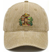 Cinco De Mayo Mexican Gamer Washed Cotton Baseball Cap Video Game Fiesta Gift