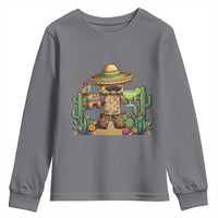 Cinco De Mayo Mexican Gamer Youth Sweatshirt Video Game Fiesta Gift