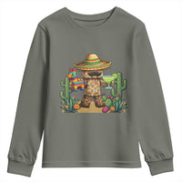 Cinco De Mayo Mexican Gamer Youth Sweatshirt Video Game Fiesta Gift