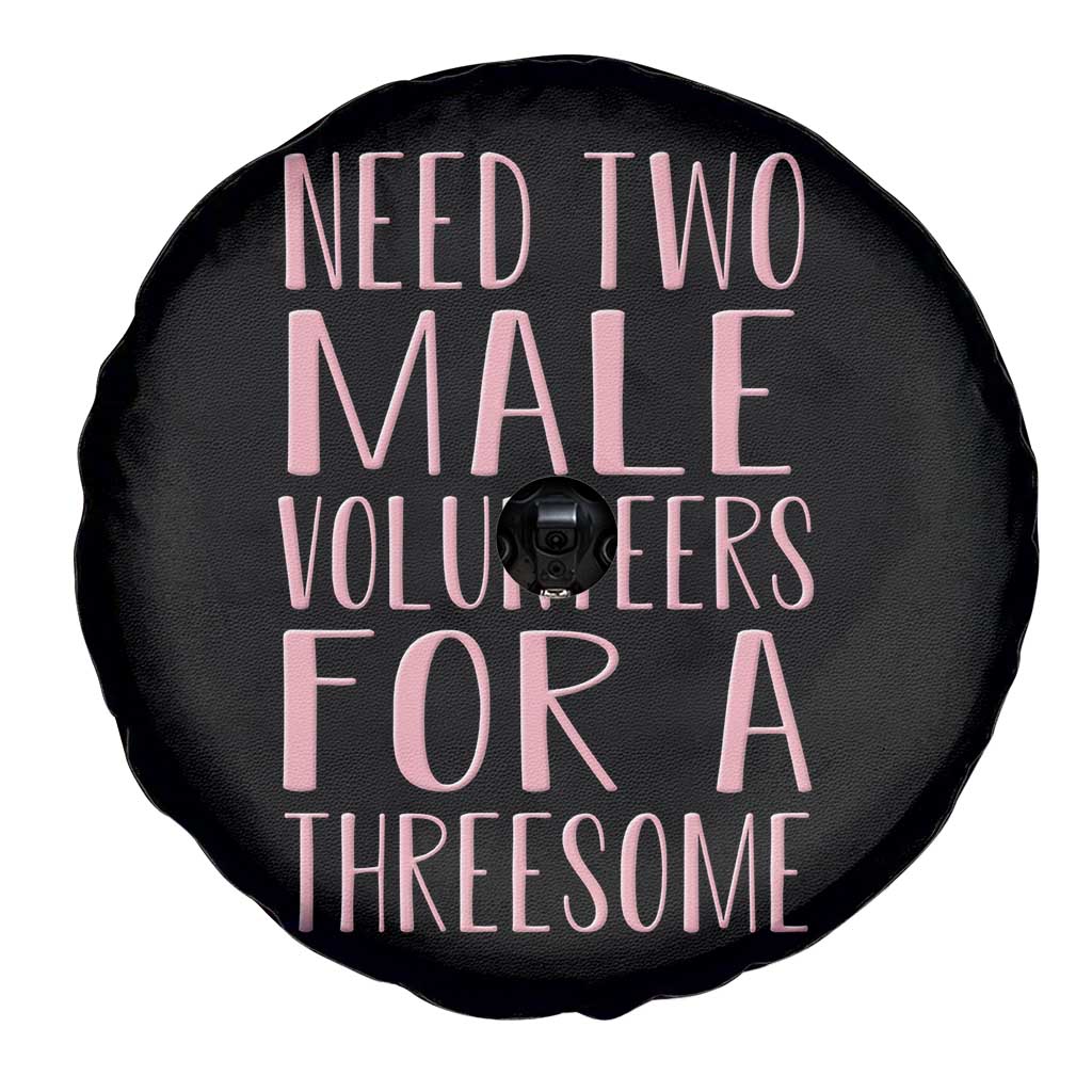 Dirty Joke Gag Gift Spare Tire Cover Need Two Male Volunteers For A Threesome