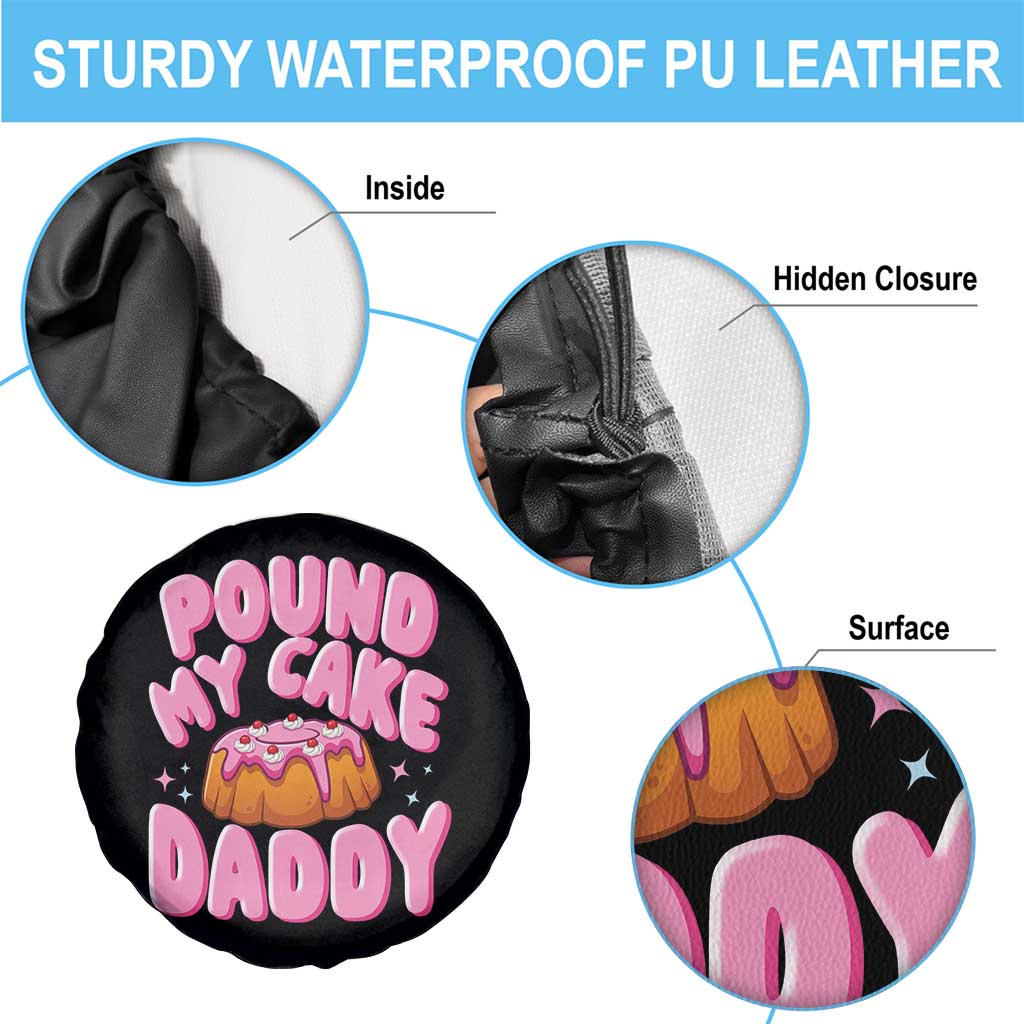 Funny Adult Humor Spare Tire Cover Pound My Cake Daddy