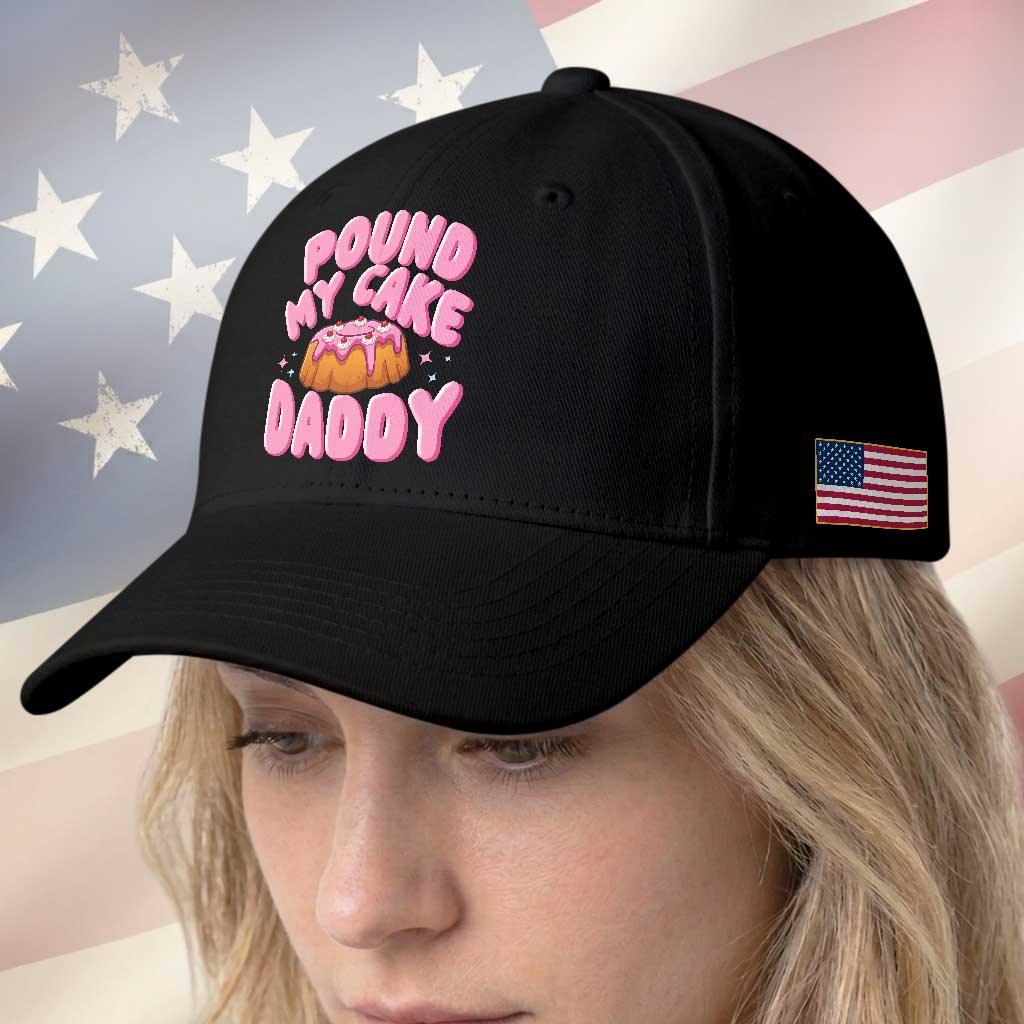 Funny Adult Humor Baseball Cap Pound My Cake Daddy