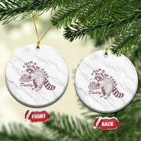 Funny Raccoon Adult Humor Gag Gift Ceramic Ornament Pound My Cake Daddy