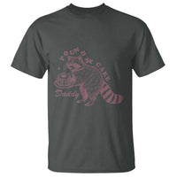 Funny Raccoon Adult Humor Gag Gift T Shirt Pound My Cake Daddy
