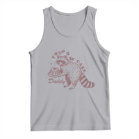 Funny Raccoon Adult Humor Gag Gift Tank Top Pound My Cake Daddy
