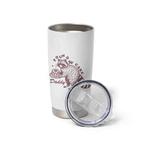 Funny Raccoon Adult Humor Gag Gift Tumbler Cup Pound My Cake Daddy