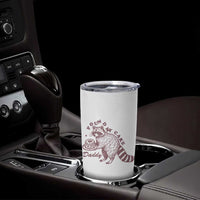 Funny Raccoon Adult Humor Gag Gift Tumbler Cup Pound My Cake Daddy