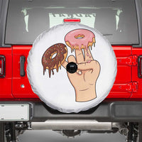 2 In The Pink 1 In The Stink Spare Tire Cover Funny Donut Adult Humor