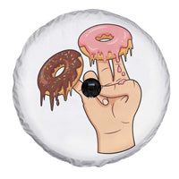 2 In The Pink 1 In The Stink Spare Tire Cover Funny Donut Adult Humor