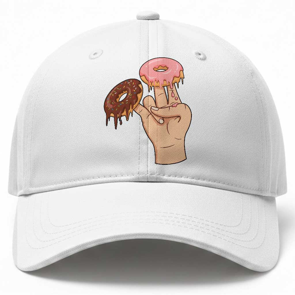2 In The Pink 1 In The Stink Baseball Cap Funny Donut Adult Humor