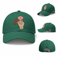 2 In The Pink 1 In The Stink Baseball Cap Funny Donut Adult Humor