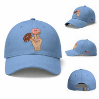 2 In The Pink 1 In The Stink Baseball Cap Funny Donut Adult Humor