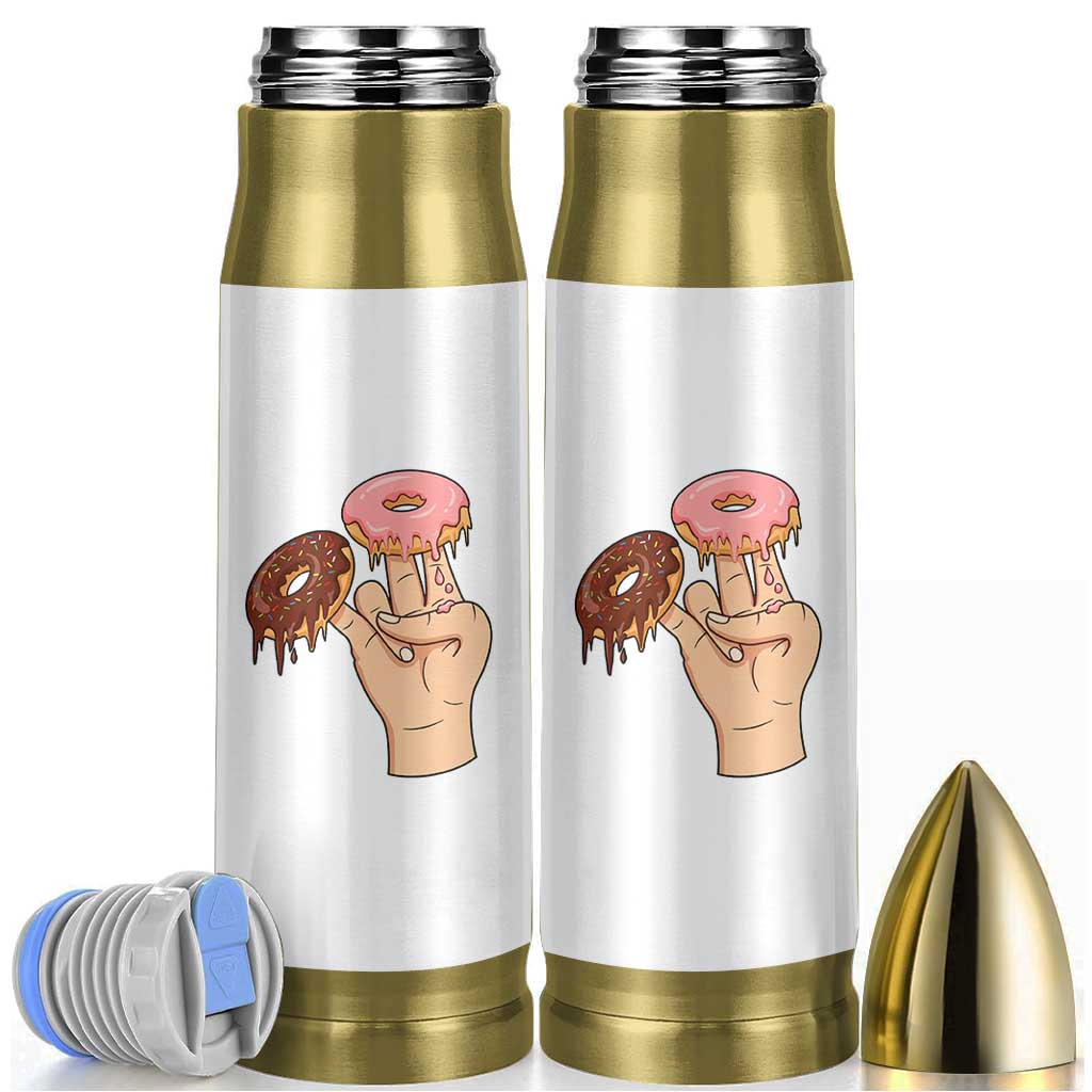 2 In The Pink 1 In The Stink Bullet Tumbler Funny Donut Adult Humor