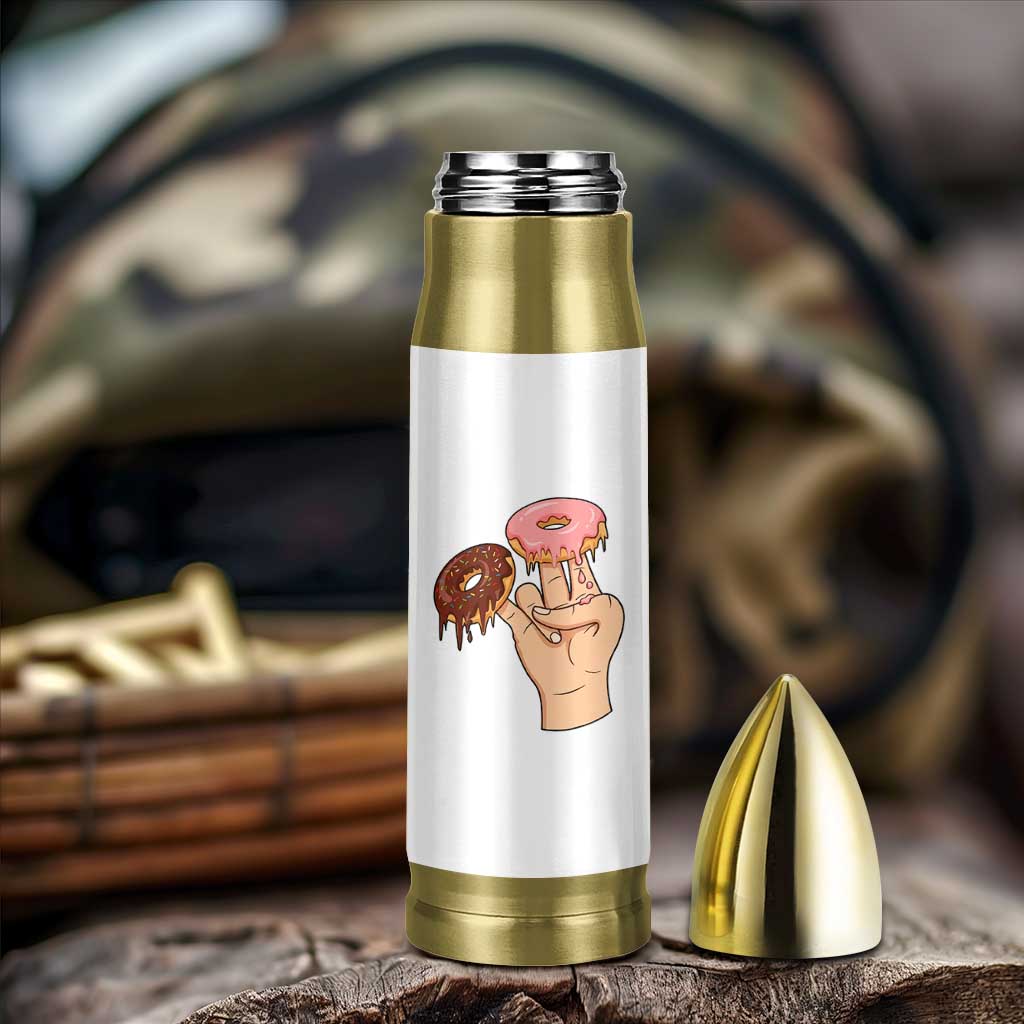 2 In The Pink 1 In The Stink Bullet Tumbler Funny Donut Adult Humor