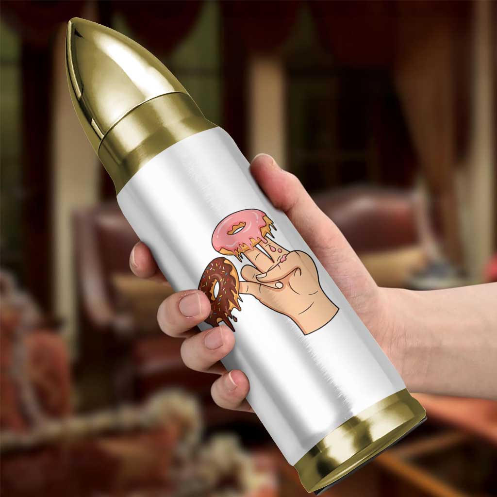 2 In The Pink 1 In The Stink Bullet Tumbler Funny Donut Adult Humor