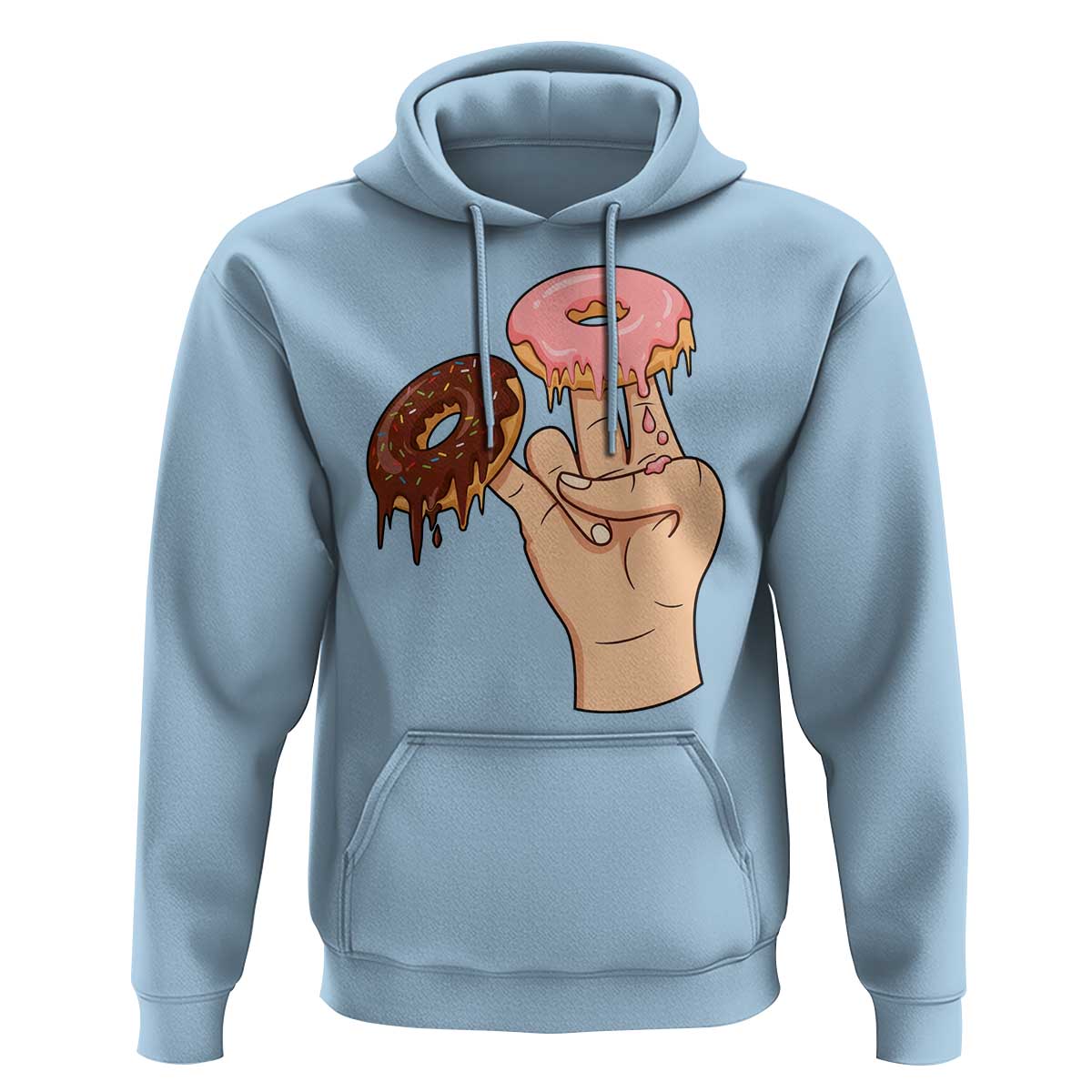 2 In The Pink 1 In The Stink Hoodie Funny Donut Adult Humor