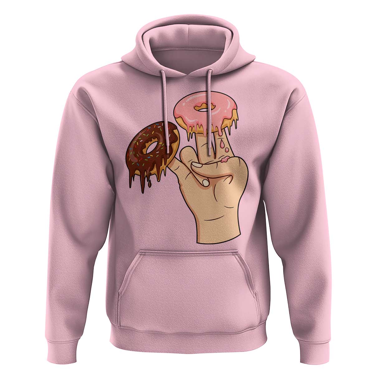 2 In The Pink 1 In The Stink Hoodie Funny Donut Adult Humor