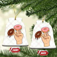 2 In The Pink 1 In The Stink Ceramic Ornament Funny Donut Adult Humor