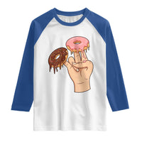 2 In The Pink 1 In The Stink Raglan Shirt Funny Donut Adult Humor