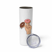 2 In The Pink 1 In The Stink Skinny Tumbler Funny Donut Adult Humor