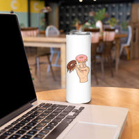 2 In The Pink 1 In The Stink Skinny Tumbler Funny Donut Adult Humor