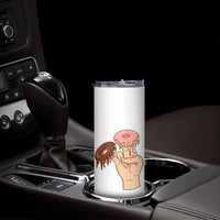 2 In The Pink 1 In The Stink Skinny Tumbler Funny Donut Adult Humor