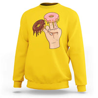 2 In The Pink 1 In The Stink Sweatshirt Funny Donut Adult Humor
