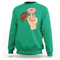 2 In The Pink 1 In The Stink Sweatshirt Funny Donut Adult Humor