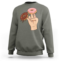 2 In The Pink 1 In The Stink Sweatshirt Funny Donut Adult Humor