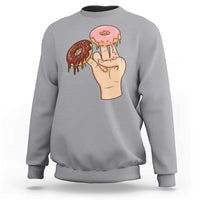 2 In The Pink 1 In The Stink Sweatshirt Funny Donut Adult Humor