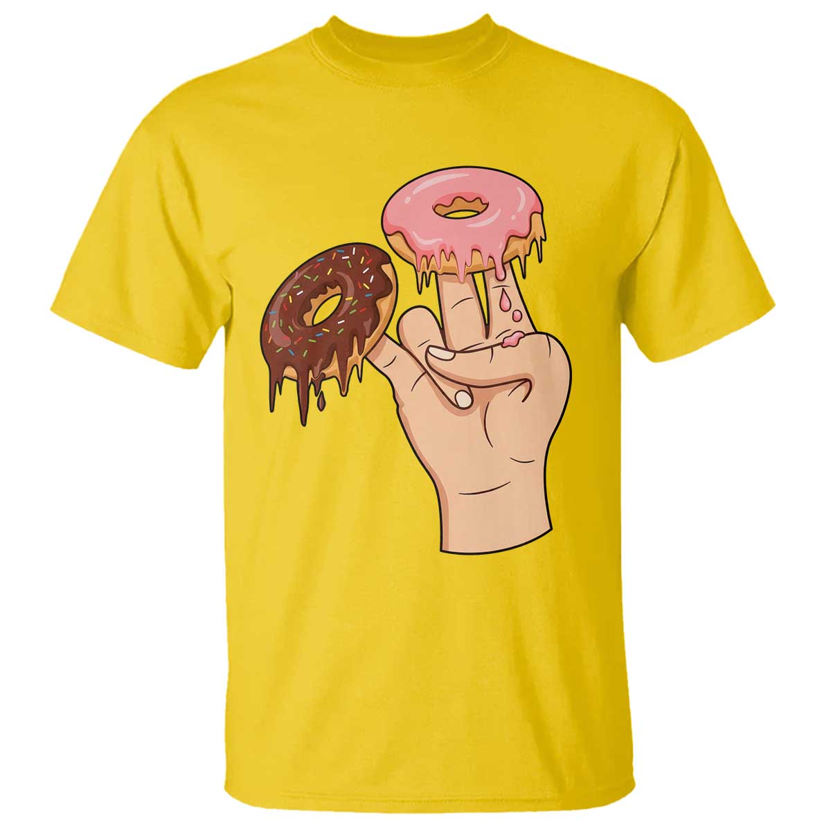 2 In The Pink 1 In The Stink T Shirt Funny Donut Adult Humor