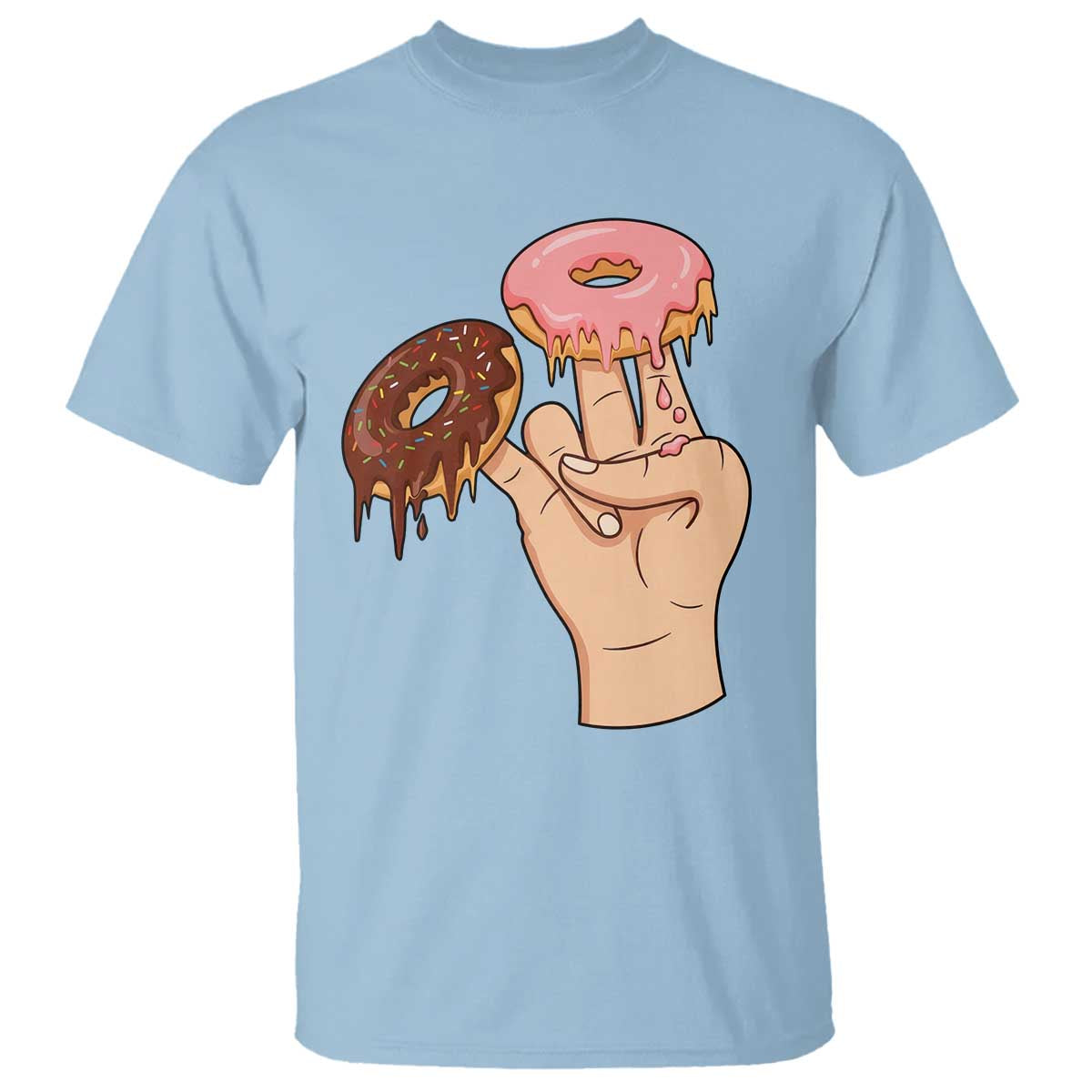 2 In The Pink 1 In The Stink T Shirt Funny Donut Adult Humor