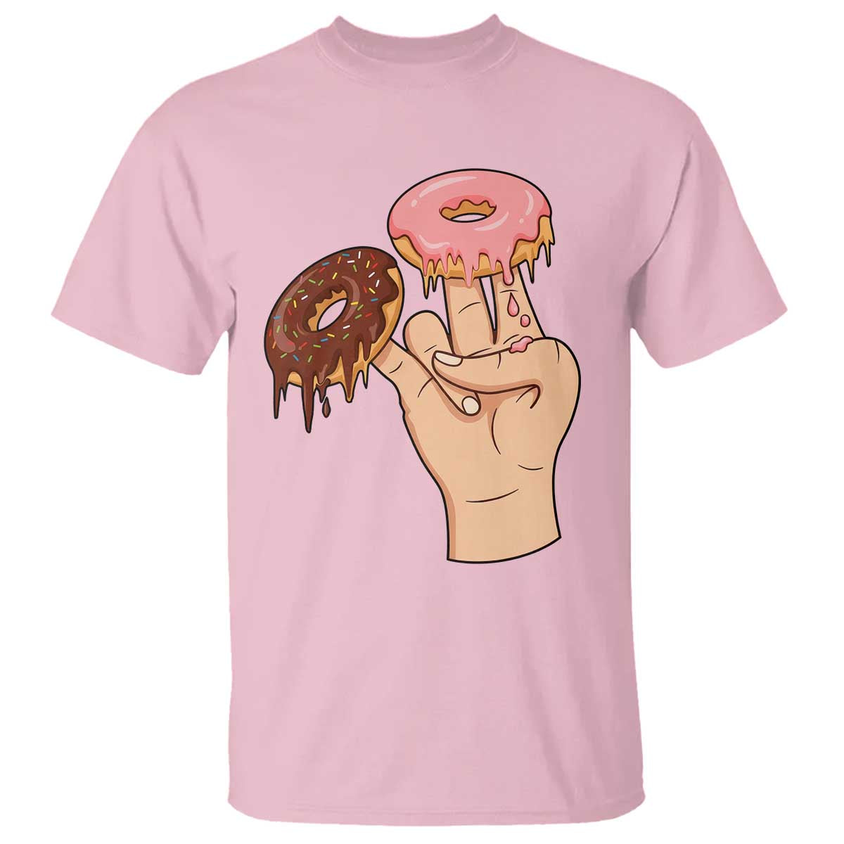 2 In The Pink 1 In The Stink T Shirt Funny Donut Adult Humor