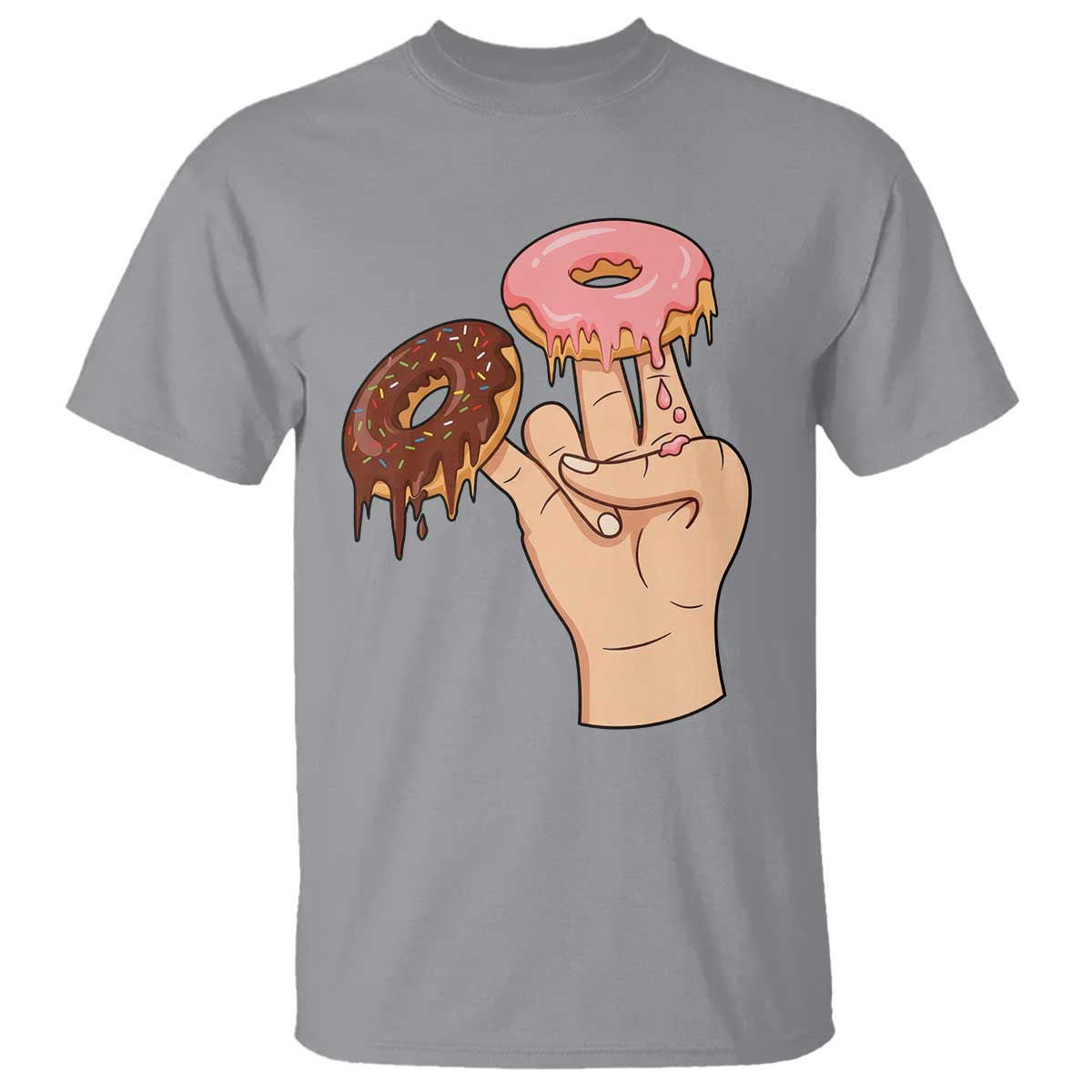2 In The Pink 1 In The Stink T Shirt Funny Donut Adult Humor